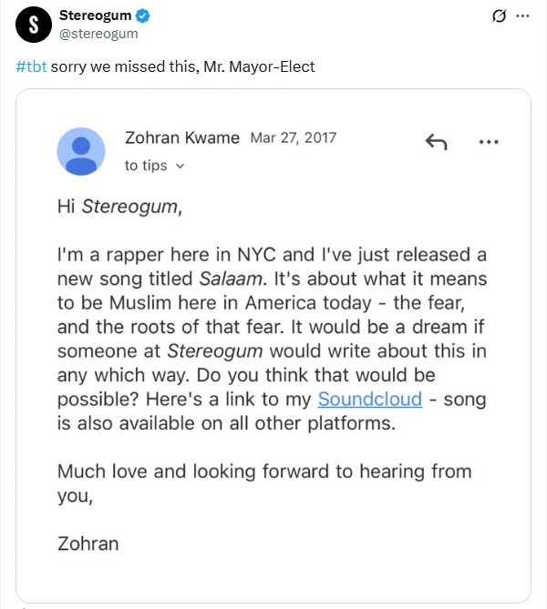 New York Mayor Zohran Mamdani's Rapper Past Goes Viral Zohran Mamdani