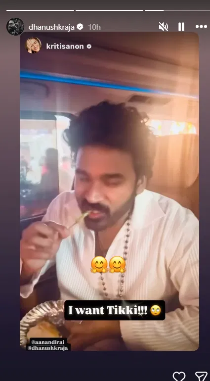Dhanush Calls Pune Vada Pav Incredible Kriti Sanon Craves Tikki