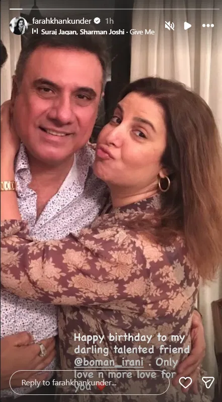 Farah Khan and Boman Irani
