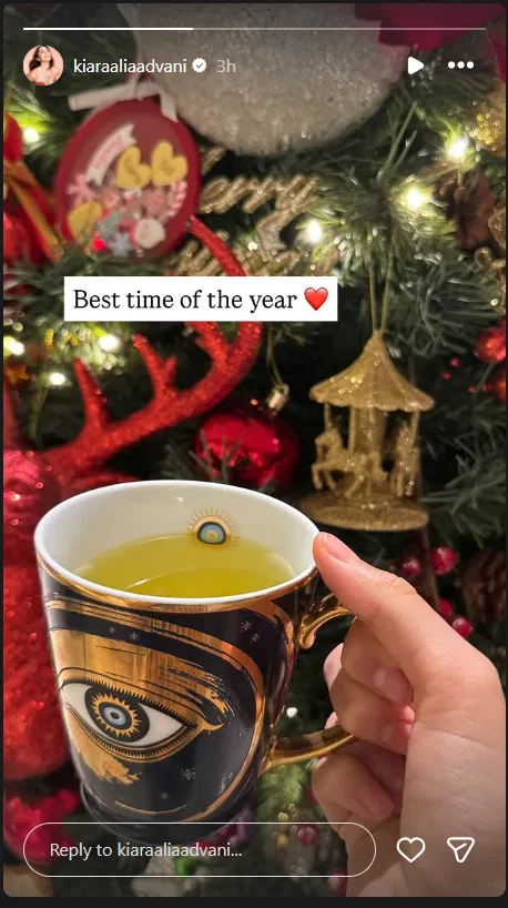 Kiara Advani Sidharth Malhotra Celebrate First Christmas with Daughter Saraayah